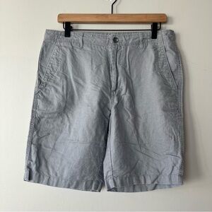 Calvin‎ Klein Linen Blend Gray Shorts 32